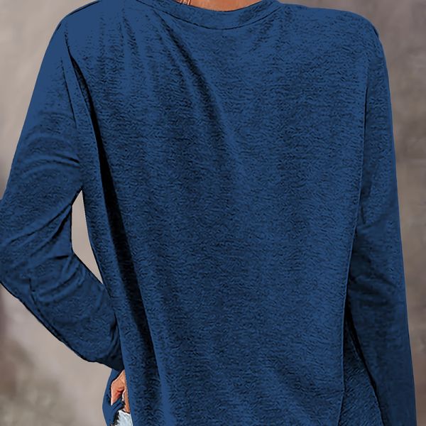 Digital Printing 65cm Long Sleeve Tops Personalized Designs Crew Neck Long Sleeves