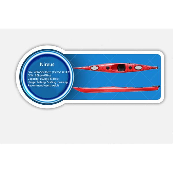 Продолжительность жизни коррозийной устойчивости сбалансированного плана колодца каяка открытой палубы ОЭМ длинная