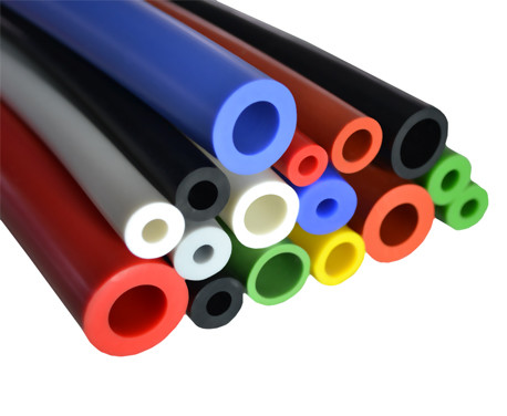 Medical / Food Grade Silicone Foam Tubing , Silicone Sponge Extruded Rubber Tubing