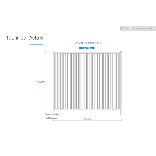 Steel Hoarding Panel