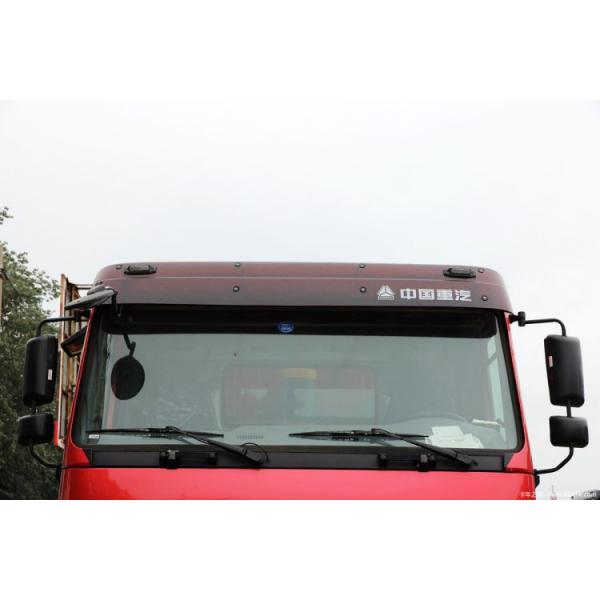 Touch Screen Used HOWO Heavy Truck 340 HP 6X4 5.6m Dump Trucks at for 2 Passengers