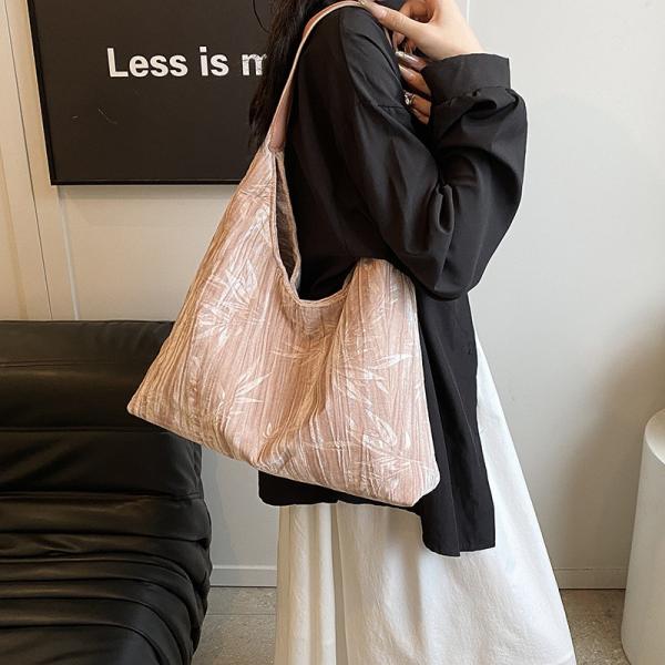 New Chinese style large capacity armpit bag trend new fashion medieval shoulder bag female minority commuter Tote bag