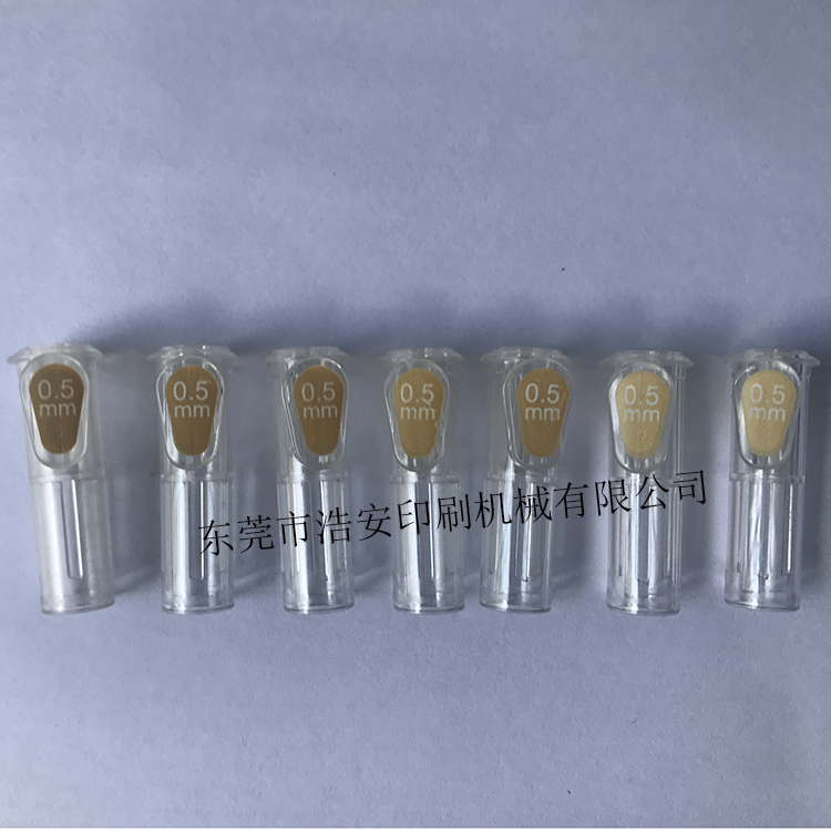 Two Color Pen Cap Semi Automatic Pad Printing Machine With German Pneumatic Components