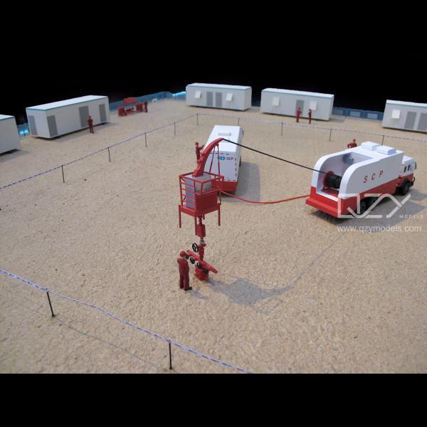 1:20 Wireline Logging Modelo Construção de sites Modelo 3D