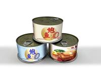 Conteneur en fer blanc pratique et durable pour produits de la mer