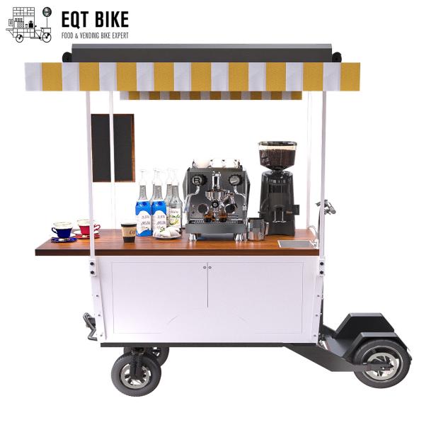 Cargo Scooter Wear Resistance Bicycle Coffee Cart With Remote Key
