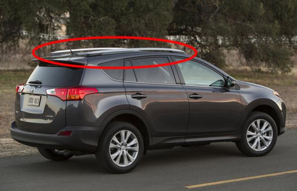 Toyota New RAV4 2013 2014 2015 2016 Auto Roof Racks OE Acessórios para automóveis