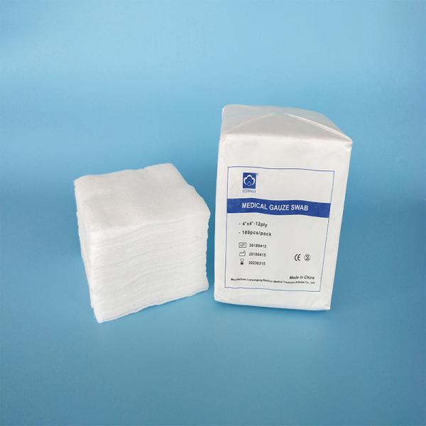 China Factory Medical Gauze Swab Sterile Non‑sterile X‑ray Detectable OEM Custom Size Ply Packaging 100% Cotton CE ISO FDA Certified for Global Medical Distributors