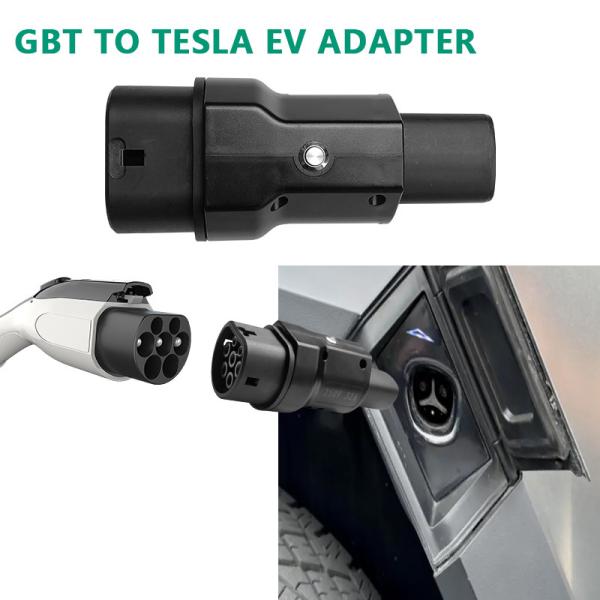 GBT Charging Pile GBT to Tesla Car Ev Adaptor Rated Current 32A AC 7KW GBT EV Charger Adapter for Tesla Car Condition Plug