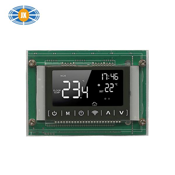Custom Segment LCD Display with Incell capacitive touchscreen for industrial controls