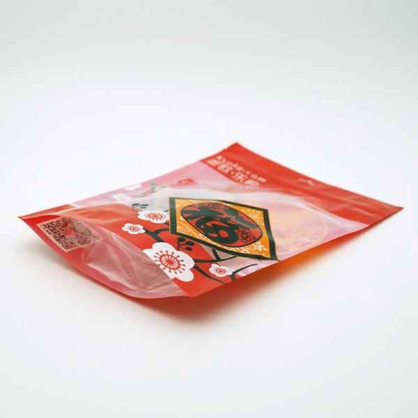 Sacs cadeaux alimentaires festifs personnalisés, sacs à soufflet avec fenêtres transparentes pour l'emballage de collations, commandes en gros, réductions.