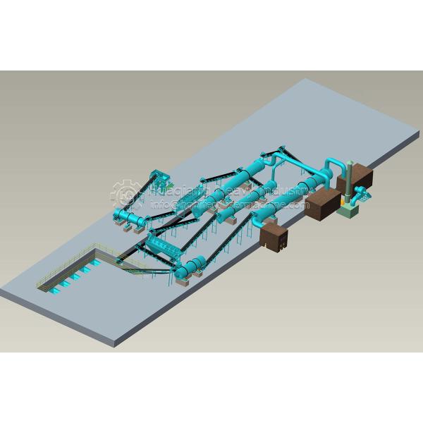 20000 Tons Dry Chemical Powder NPK Fertilizer Granulating Machine