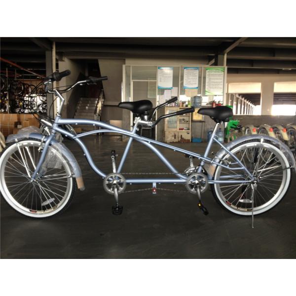 OEM 26 Inch Adults Tandem Beach Cruiser Bike with 1.8m Length and 300kg Load Capacity