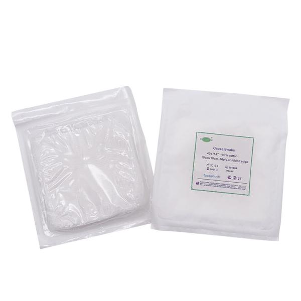 100% Cotton X Ray Thread 7.5cm*7.5cm Medical Gauze Swabs