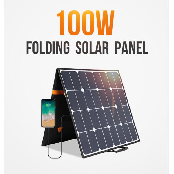 100 w Foldable Solar Panel Charger 32v For Power Station Outdoor
