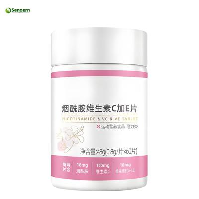 0.8g VC VE Niacinamide Tablets Women'S Whitening Supplements Skin Maintenance