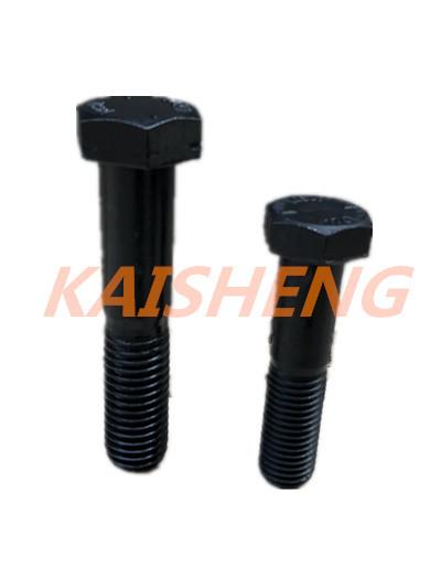 High Tensile Plow ZINC Track Shoe Bolts And Nuts 40Cr Chassis Parts