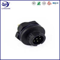 Conector impermeável do mini preto IP68 para uma comunicação sem fio