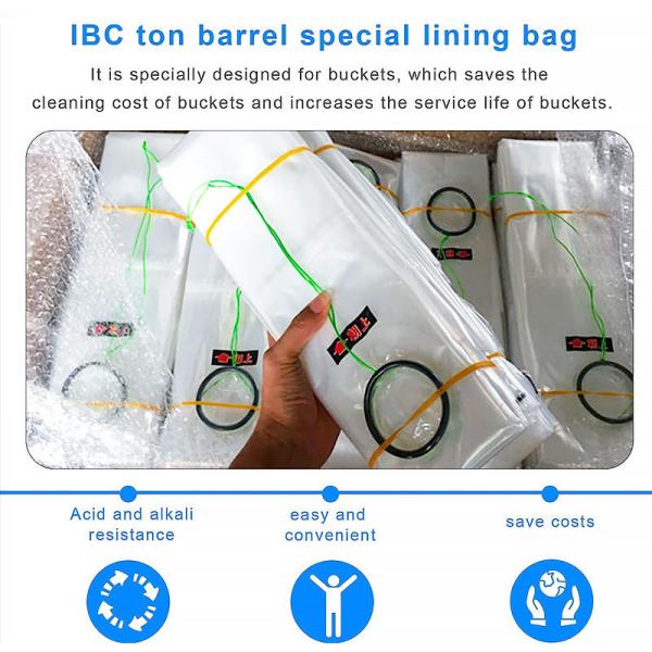 1000l Ibc Tank Liner Customized Ibc Container Inner Pe Liner Bag  Ibc Liner 1000l 1400 L Ton Bag Bulk Bag Juice