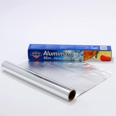 Logotipo personalizado de papel de papel de alumínio de prata para cozinhar e embalagens