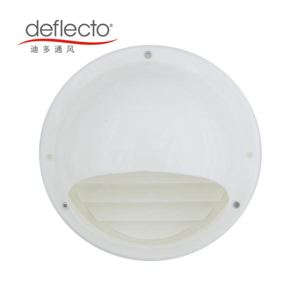UL ISO Plastic Air Vents Outdoor Round ABS Louver Vent Cap Weather Resitant