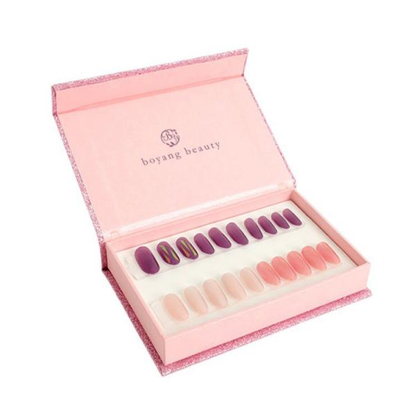 Artificial Nail Packaging Boxes Custom Printing Matt Lamination