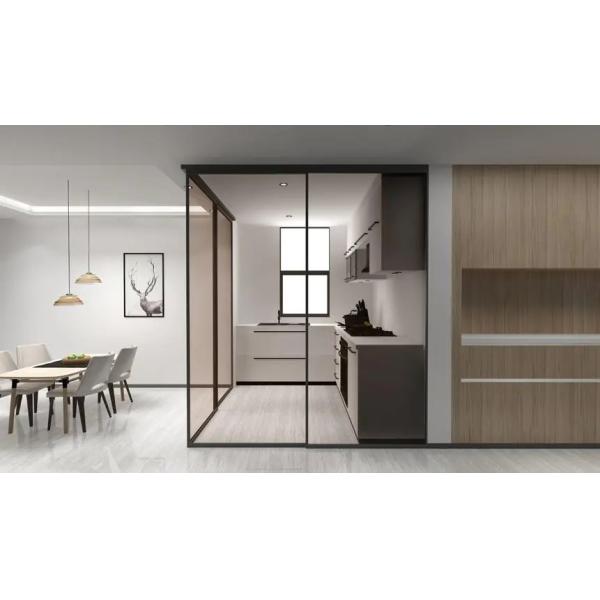 Double Glazed Aluminum Framed Sliding Door For Kitchen Room