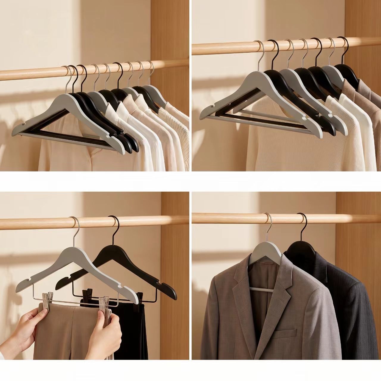 ABS/PP Plastic Trouser Hanger with 35cm Length and Customizable Options for Clothing Display
