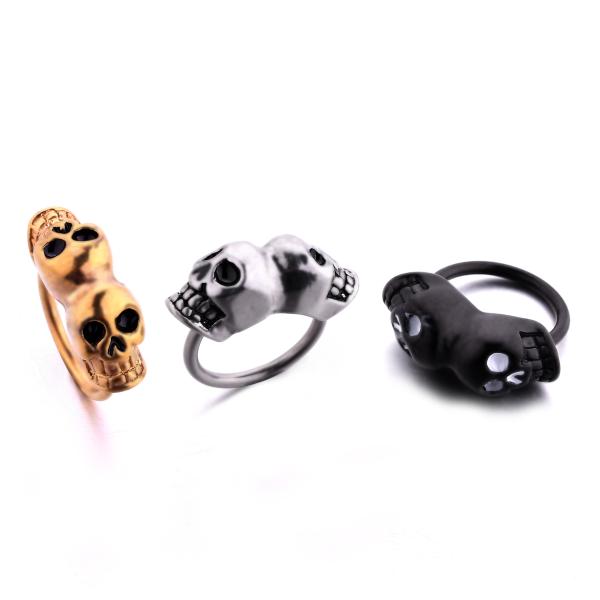 Wholesale Fashion Cool Nose Ring Skull Nose Studs Rings Pin Piercing Jewelry