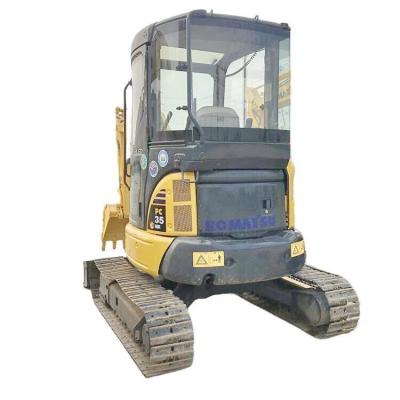 Komatsu PC35 Used Excavator Mini Excavator with Original Hydraulic Cylinder in Shanghai