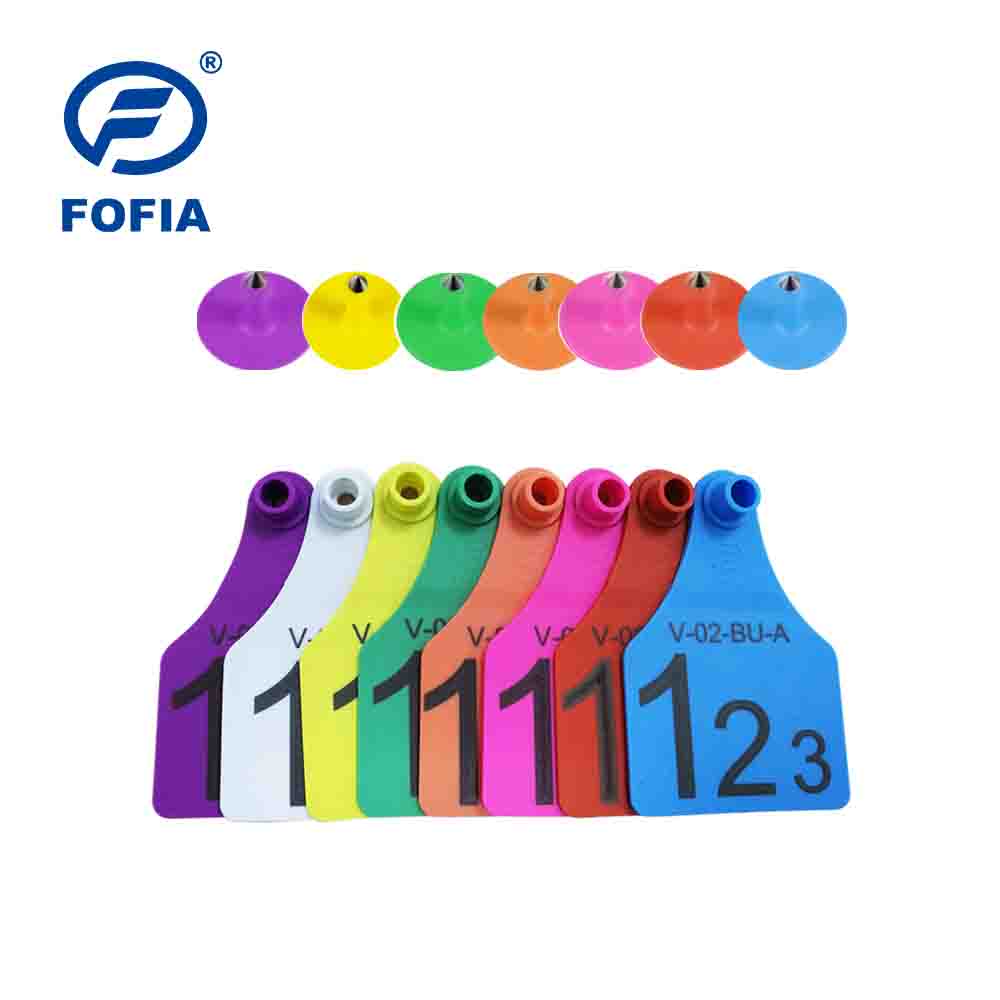 New T921 Animal Ear Tag Yellow Goat High Quality RFID TPU Ear Tags for Farm Use Cattle
