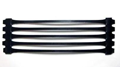 HDPE Plastic Uniaxial Geogrids 120KN For MSE Walls Soft Soil Stabilization Reinforce Slope