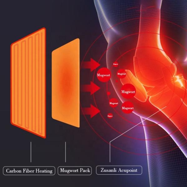Пояс ткани ткани ОК электрический для защиты от боли в колене 280г профессиональной