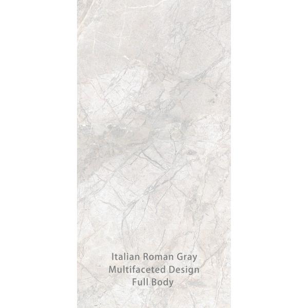 Modern Grey Marble Stone Look Floor Wall Tile