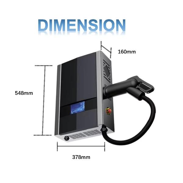 Wallbox cargador rápido para vehículos eléctricos CCS2 a GBT cargador de pared DC para vehículos eléctricos 40Kw