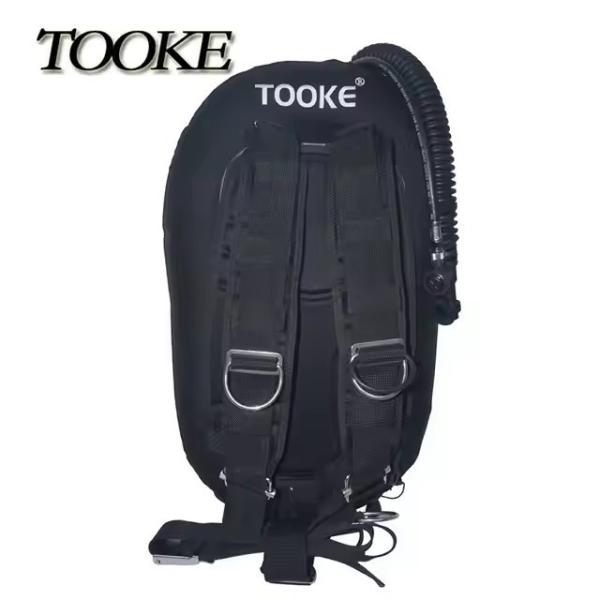 30LBS Buoyancy Compensator Device Carbon Fiber Backplate For Scuba Snorkeling