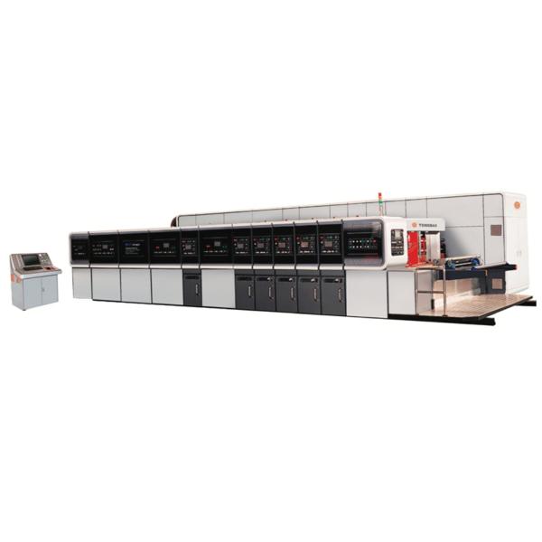 220V/380V/440V Картонный принтер с вращающейся резачкой и вибрационным стекером