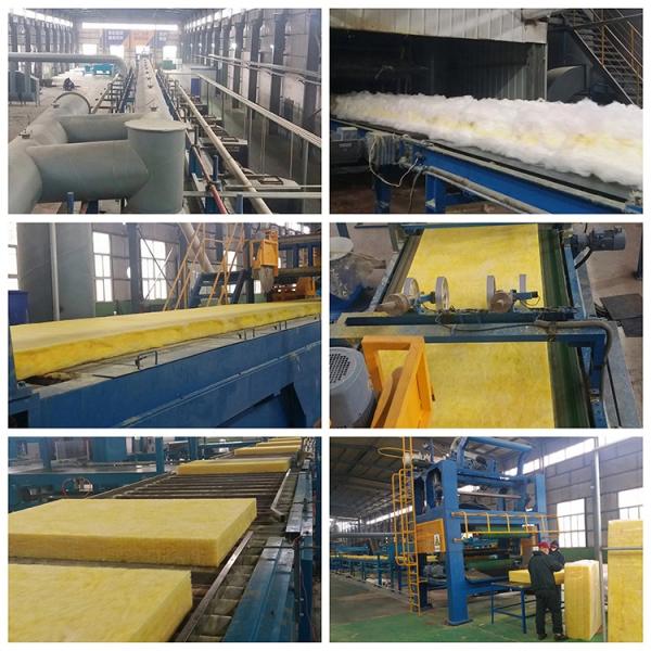 Heat Absorption Industrial Plants Fireproof Glass Wool Insulation Blanket