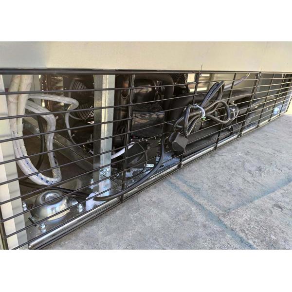 2040 литров 3 замораживателя Merchandiser двери качания стеклянных с нижней установленной системой рефрижерации R290