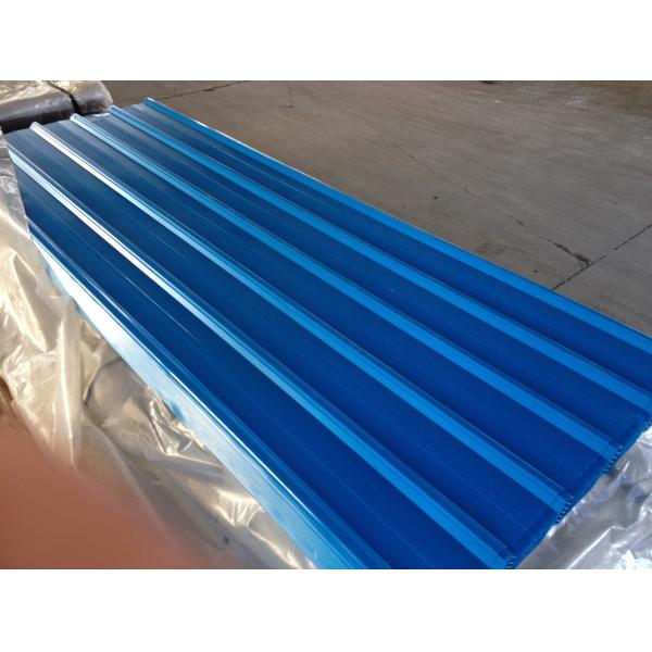GI Corrugated Steel Sheet Weather Resistant Normal Spangle / Big Spangle