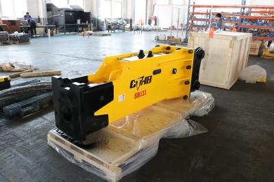 Medium Duty Excavator Breaker Hammer Yakai CTHB121 Box Type Hydraulic Breaker 20CrMo Rock Hammer