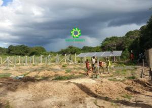 Single Pile PV Solar Mounting Systems Anodized Aluminum 6005-T5 Material