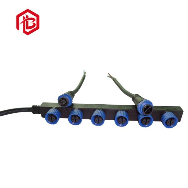 Nylon F Shape PA66 M15 Multi Pin Connectors Waterproof