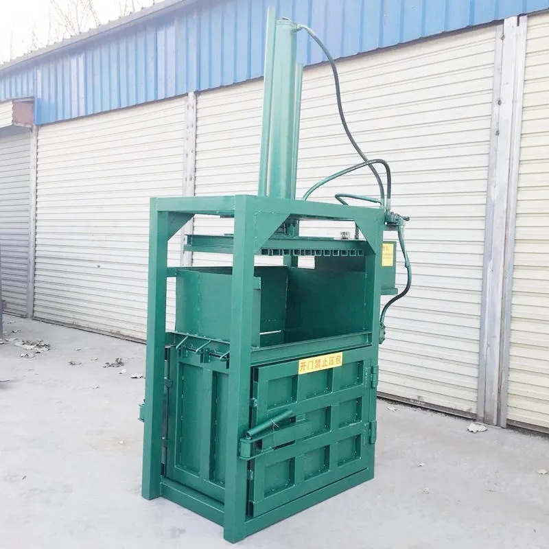 Entry Level Baler Recycling Machinery Adjustable Bale Length Water Cooling Solar