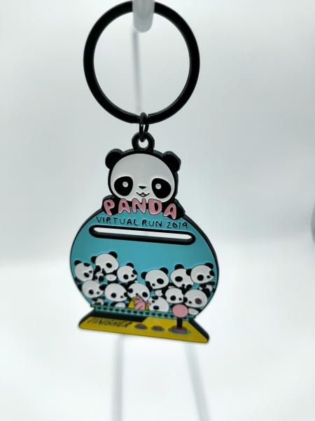 Zinc Alloy Virtual Running Challenges Medals Colour Filling Process