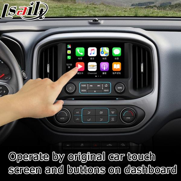 Carplay interface for Chevrolet Colorado GMC Canyon android auto youtube box by Lsailt Navihome
