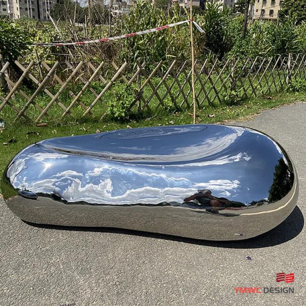 Park Decoration Sculpture Customizable Outdoor Stainless Steel Metal Mirror Sculpture