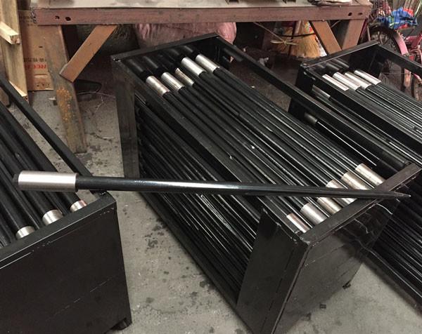 HSN-Hay Spear With Nut And Sleeve; Bale Spear Tine For Skid Steer Loaders