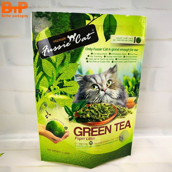 BTP PACK 10kg 20kg Custom Plastic Bags Side Gusset Bag Dog Food Packaging Pet Food Packaging Bag Pouch