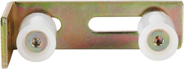 Guia de rolos de porta de nylon porta deslizante ajustável rolos de nylon com bracket em forma de L rolos de guia de porta deslizantes com bracket de poste L